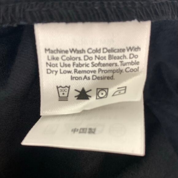 Eddie Bauer Black Velvety High Rise Straight Leg Pants Women’s Size 4 NWT - Picture 6 of 7